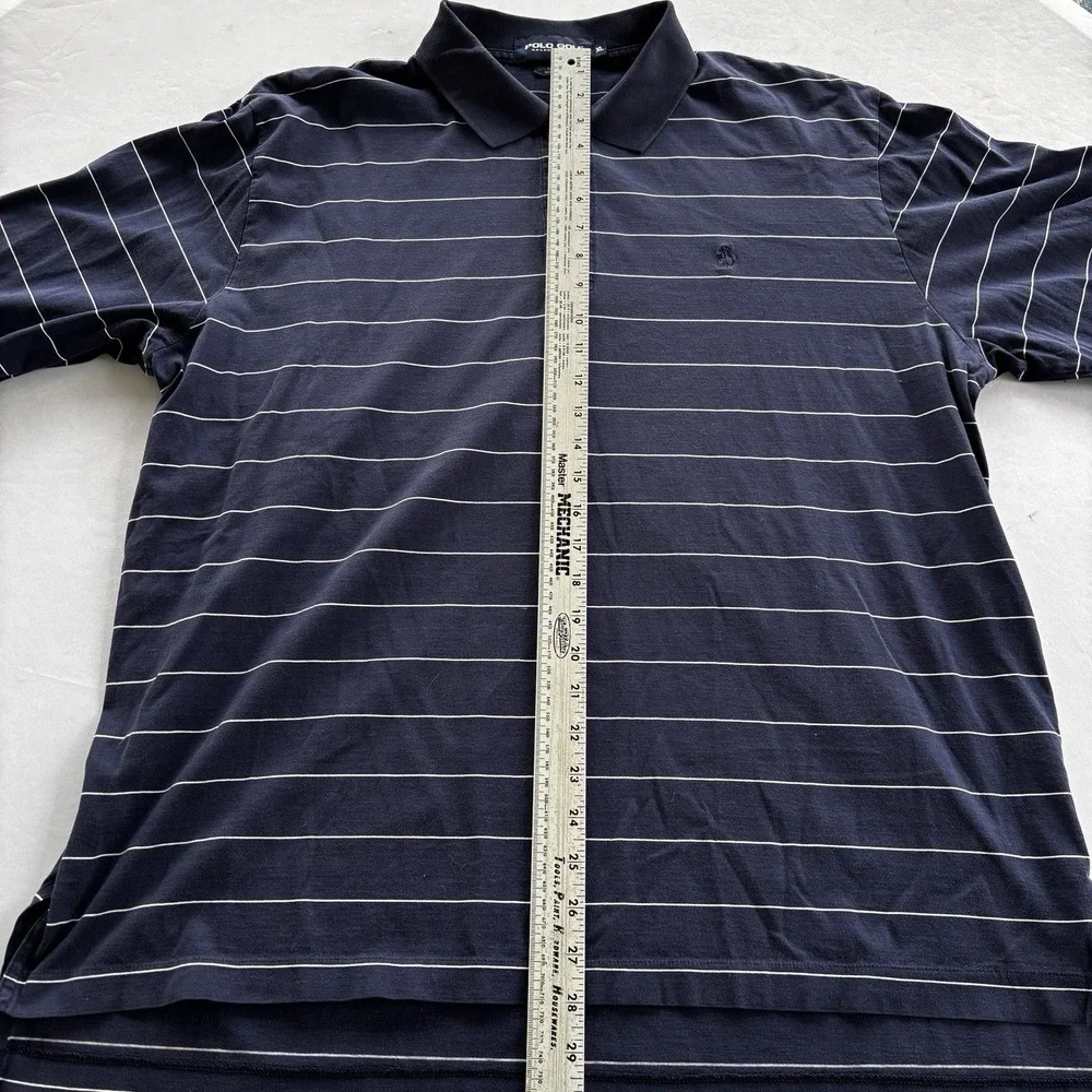 Polo Golf Ralph Lauren Long Sleeve Polo Shirt‎ Men's XL Pima Cotton Striped